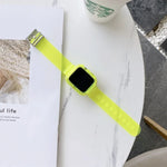Correia de Relógio Transparente TPU Cor Doce para Apple Watch Series 6 & SE & 5 & 4 40mm, Para Apple Watch Series 7  41mm / & 6 & SE & 5 & 4 40mm
