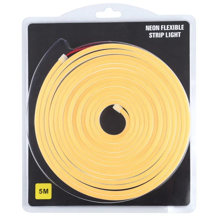 CJ-1206 12V 6A 5m Tira LED Neon de Silicone Impermeável IP65, Ficha US