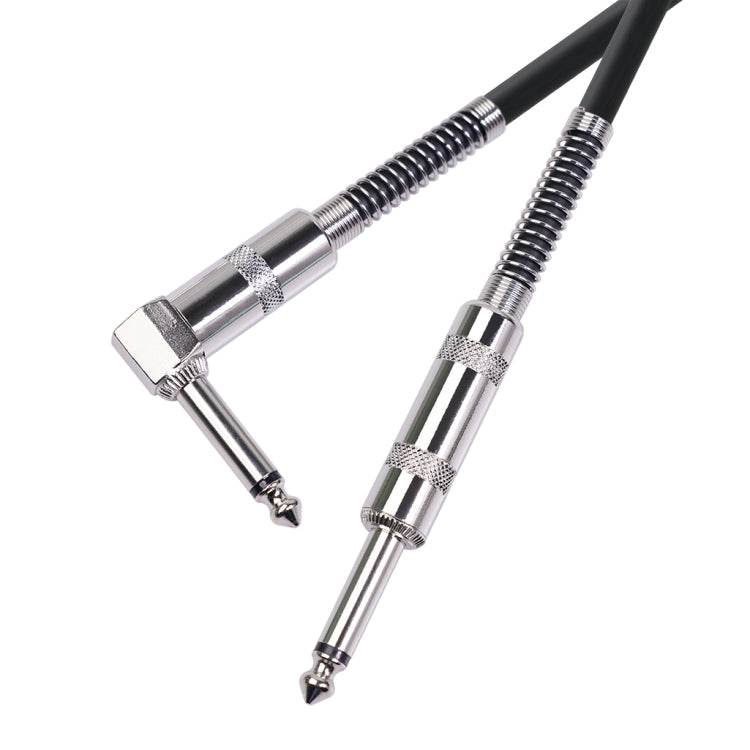 Cabo de Áudio para Guitarra Elétrica TC048SL Plugue 6,35mm Reto para Cotovelo, 1,8m, 3m, 6m, 10m