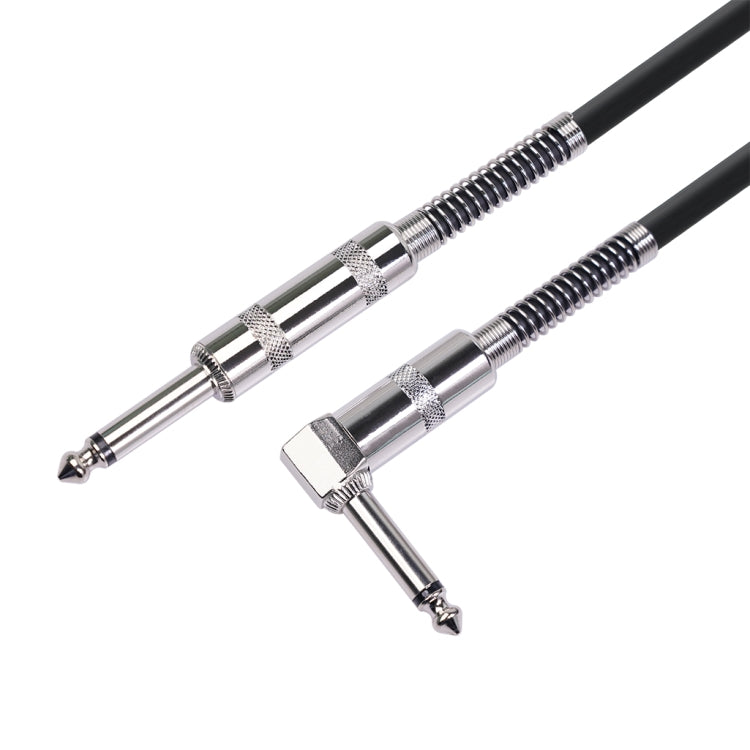 Cabo de Áudio para Guitarra Elétrica TC048SL Plugue 6,35mm Reto para Cotovelo, 1,8m, 3m, 6m, 10m