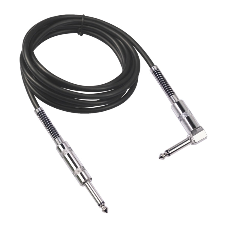 Cabo de Áudio para Guitarra Elétrica TC048SL Plugue 6,35mm Reto para Cotovelo, 1,8m, 3m, 6m, 10m