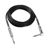 Cabo de Áudio para Guitarra Elétrica TC048SL Plugue 6,35mm Reto para Cotovelo, 1,8m, 3m, 6m, 10m