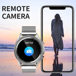 Relógio Inteligente M98 com Ecrã IPS Colorido de 1,28 polegadas, à Prova de Água IP67, Suporta Monitorização do Sono / Monitor de Frequência Cardíaca / Chamadas Bluetooth, Estilo: Correia de Aço, Correia de Aço (Preto), Correia de Aço (Prateado)
