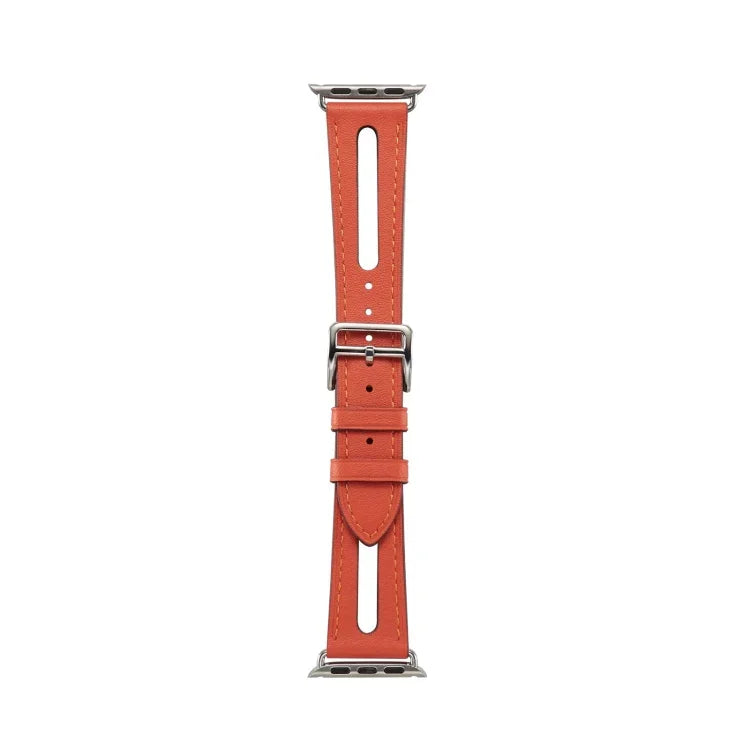 Correia de Relógio em Pele Top-grain para Apple Watch Series 6 & SE & 5 & 4 40mm / 3 & 2 & 1 38mm