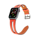 Correia de Relógio em Pele Top-grain para Apple Watch Series 6 & SE & 5 & 4 40mm / 3 & 2 & 1 38mm