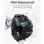 Lokmat ATTACK 1.28 inch TFT LCD Screen Smart Watch, Support Sleep Monitor / Heart Rate Monitor / Blood Pressure Monitor, ATTACK