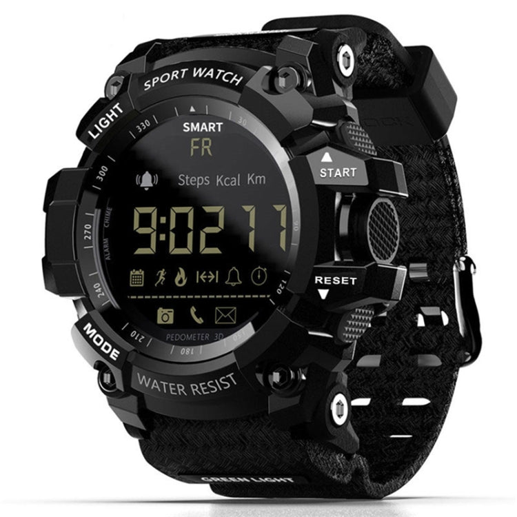 Relógio Inteligente Lokmat MK16 com Ecrã LCD, à Prova de Água 50m, Suporta Lembrete de Informação / Câmara Remota / Monitorização de Movimento a Caminhar