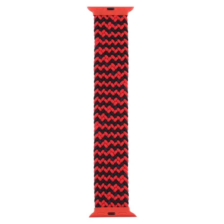 Correias de Relógio de Substituição com Laço Único Trançado em Nylon de Cor Mista com Fivela de Plástico para Apple Watch Series 6 & SE & 5 & 4 40mm / 3 & 2 & 1 38mm, S, M, L, XL