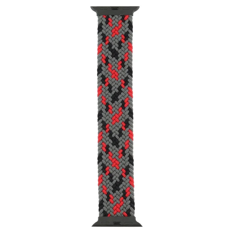 Correias de Relógio de Substituição com Laço Único Trançado em Nylon de Cor Mista com Fivela de Plástico para Apple Watch Series 6 & SE & 5 & 4 40mm / 3 & 2 & 1 38mm, S, M, L, XL