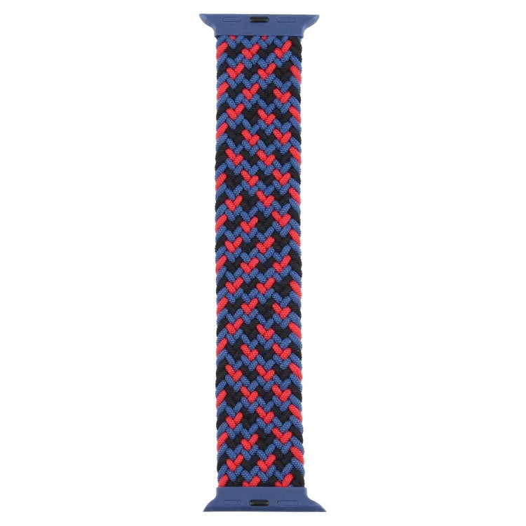 Correias de Relógio de Substituição com Laço Único Trançado em Nylon de Cor Mista com Fivela de Plástico para Apple Watch Series 6 & SE & 5 & 4 40mm / 3 & 2 & 1 38mm, S, M, L, XL