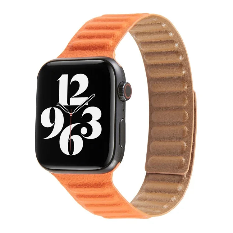 Loop Leather Watchband For Apple Watch Series 6 & SE & 5 & 4 40mm / 3 & 2 & 1 38mm, For Apple Watch Series 7 41mm / 6 & SE & 5 & 4 40mm / 3 & 2 & 1 38mm