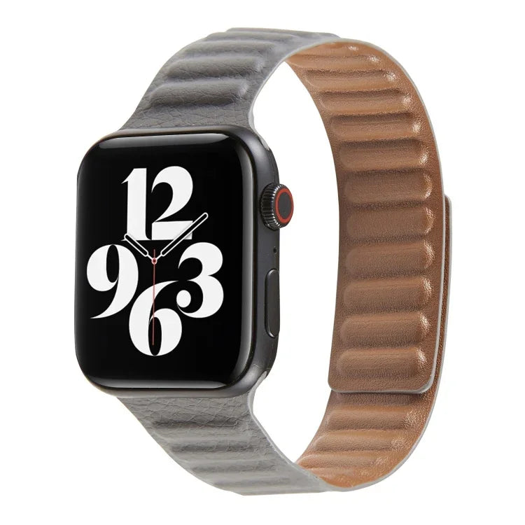 Loop Leather Watchband For Apple Watch Series 6 & SE & 5 & 4 40mm / 3 & 2 & 1 38mm, For Apple Watch Series 7 41mm / 6 & SE & 5 & 4 40mm / 3 & 2 & 1 38mm