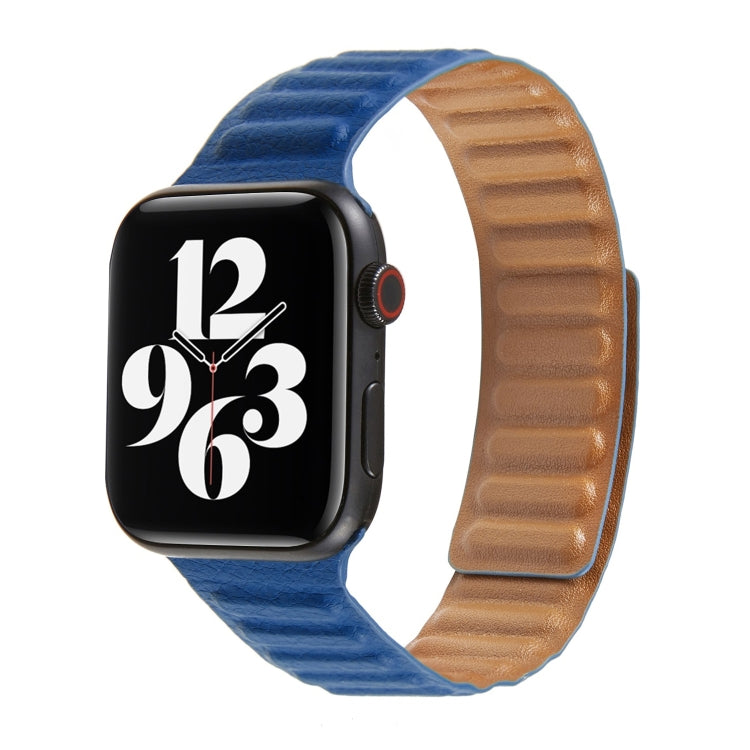 Correia de Relógio em Pele com Laço para Apple Watch Series 6 & SE & 5 & 4 44mm / 3 & 2 & 1 42mm, Para Apple Watch Series 7 45mm / 6 & SE & 5 & 4 44mm / 3 & 2 & 1 42mm