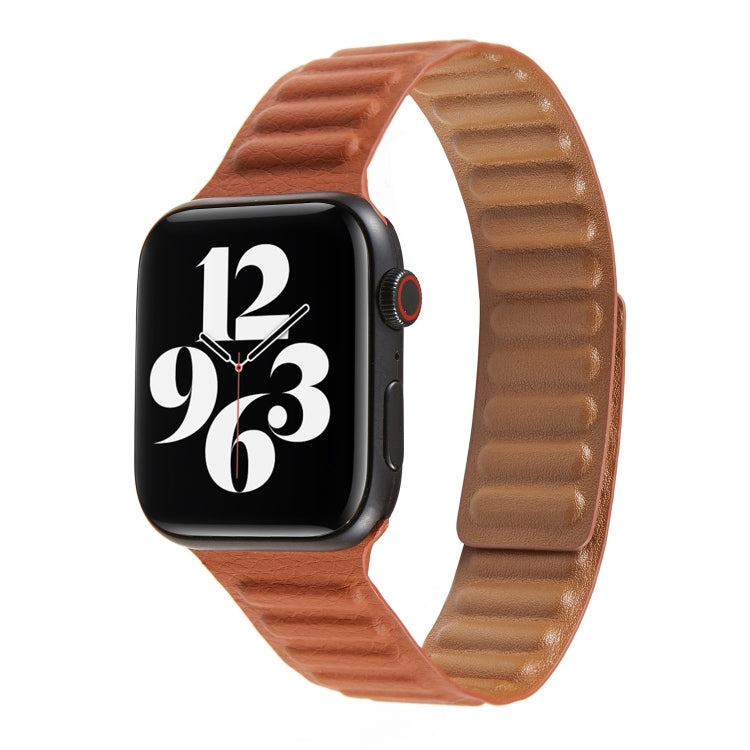 Correia de Relógio em Pele com Laço para Apple Watch Series 6 & SE & 5 & 4 44mm / 3 & 2 & 1 42mm, Para Apple Watch Series 7 45mm / 6 & SE & 5 & 4 44mm / 3 & 2 & 1 42mm
