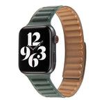 Correia de Relógio em Pele com Laço para Apple Watch Series 6 & SE & 5 & 4 44mm / 3 & 2 & 1 42mm, Para Apple Watch Series 7 45mm / 6 & SE & 5 & 4 44mm / 3 & 2 & 1 42mm