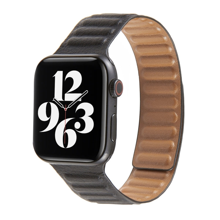 Correia de Relógio em Pele com Laço para Apple Watch Series 6 & SE & 5 & 4 44mm / 3 & 2 & 1 42mm, Para Apple Watch Series 7 45mm / 6 & SE & 5 & 4 44mm / 3 & 2 & 1 42mm