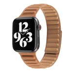 Correia de Relógio em Pele com Laço para Apple Watch Series 6 & SE & 5 & 4 44mm / 3 & 2 & 1 42mm, Para Apple Watch Series 7 45mm / 6 & SE & 5 & 4 44mm / 3 & 2 & 1 42mm