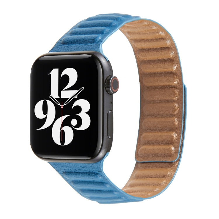 Correia de Relógio em Pele com Laço para Apple Watch Series 6 & SE & 5 & 4 44mm / 3 & 2 & 1 42mm, Para Apple Watch Series 7 45mm / 6 & SE & 5 & 4 44mm / 3 & 2 & 1 42mm