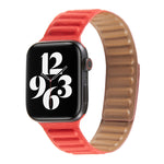 Correia de Relógio em Pele com Laço para Apple Watch Series 6 & SE & 5 & 4 44mm / 3 & 2 & 1 42mm, Para Apple Watch Series 7 45mm / 6 & SE & 5 & 4 44mm / 3 & 2 & 1 42mm
