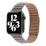 Correia de Relógio em Pele com Laço para Apple Watch Series 6 & SE & 5 & 4 44mm / 3 & 2 & 1 42mm, Para Apple Watch Series 7 45mm / 6 & SE & 5 & 4 44mm / 3 & 2 & 1 42mm