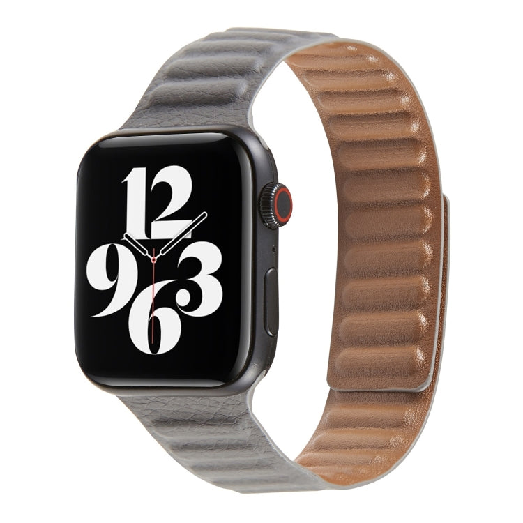 Correia de Relógio em Pele com Laço para Apple Watch Series 6 & SE & 5 & 4 44mm / 3 & 2 & 1 42mm, Para Apple Watch Series 7 45mm / 6 & SE & 5 & 4 44mm / 3 & 2 & 1 42mm