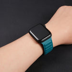 Correia de Relógio em Pele com Laço para Apple Watch Series 6 & SE & 5 & 4 44mm / 3 & 2 & 1 42mm, Para Apple Watch Series 7 45mm / 6 & SE & 5 & 4 44mm / 3 & 2 & 1 42mm