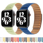 Correia de Relógio em Pele com Laço para Apple Watch Series 6 & SE & 5 & 4 44mm / 3 & 2 & 1 42mm, Para Apple Watch Series 7 45mm / 6 & SE & 5 & 4 44mm / 3 & 2 & 1 42mm