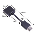 Conversor Adaptador Extensor HDMI 4K Macho para Fêmea Rotativo com Placa Dourada