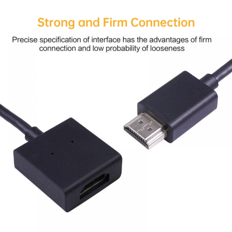 Conversor Adaptador Extensor HDMI 4K Macho para Fêmea Rotativo com Placa Dourada