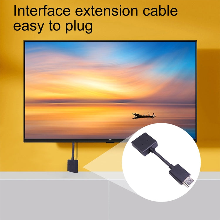 Conversor Adaptador Extensor HDMI 4K Macho para Fêmea Rotativo com Placa Dourada