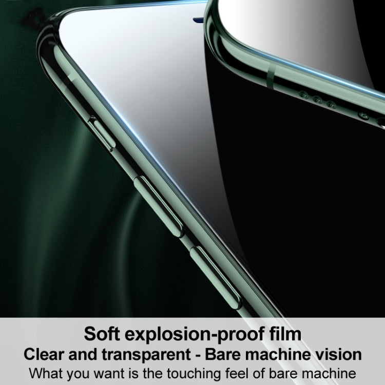 2 unidades de película protetora hidrogel curva IMAK 0,15mm para ecrã completo e protetor traseiro, para iPhone 12 Pro Max
