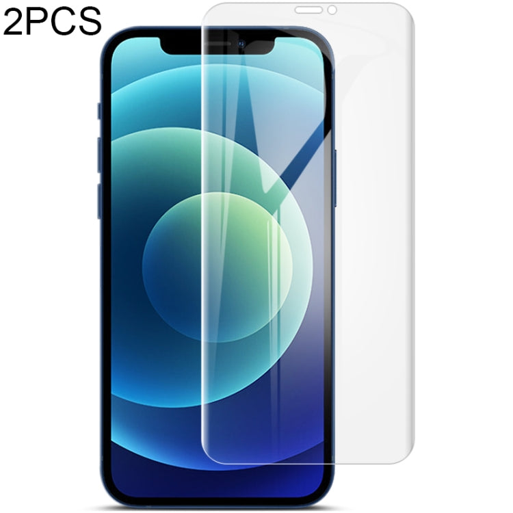 2 PCS Filme Hidrogel Protetor de Ecrã Curvo Completo 0.15mm IMAK, Para iPhone 12 Pro Max