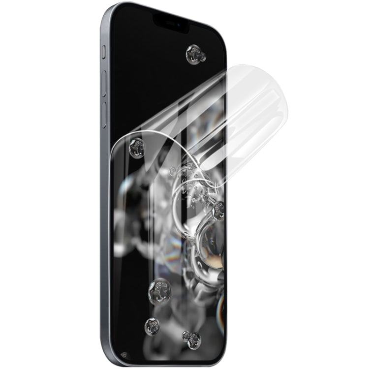 2 PCS Filme Hidrogel Protetor de Ecrã Curvo Completo 0.15mm IMAK, Para iPhone 12 Pro Max