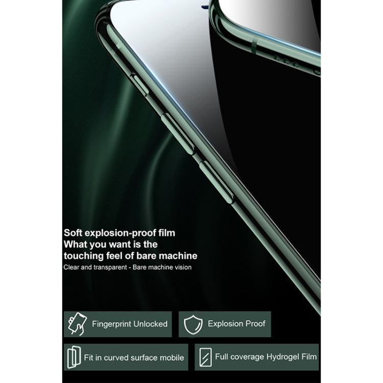 2 PCS Filme Hidrogel Protetor de Ecrã Curvo Completo 0.15mm IMAK, Para iPhone 12 Pro Max