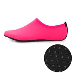 Sapatos e meias de mergulho com sola grossa antiderrapante de tecido com textura de grão plástico, cor sólida, um par, XXXS, XXS, XS, S, M, L, XL, XXL, XXXL