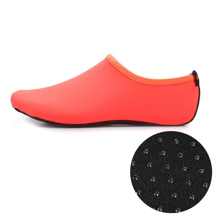 Sapatos e meias de mergulho com sola grossa antiderrapante de tecido com textura de grão plástico, cor sólida, um par, XXXS, XXS, XS, S, M, L, XL, XXL, XXXL