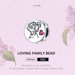 Contas de Letras e Flores em Prata Esterlina S925 para Pulseira e Colar DIY, Letras e Flores