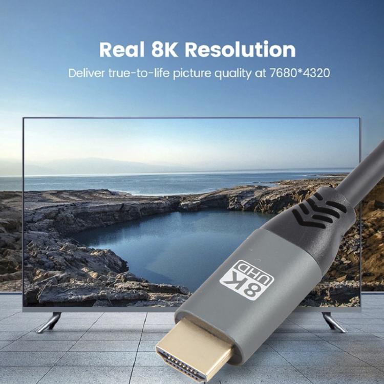 Cabo HD Dinâmico Elevado HDMI2.1 8K 120Hz, 120Hz 50cm, 120Hz 1.5m, 120Hz 2m, 120Hz 3m, 120Hz 5m