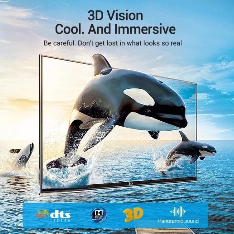 Cabo HD Dinâmico Elevado HDMI2.1 8K 120Hz, 120Hz 50cm, 120Hz 1.5m, 120Hz 2m, 120Hz 3m, 120Hz 5m