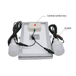 Lanterna Solar SNF-0092 com Luz Branca, Lâmpada para Iluminação Exterior IP44 à Prova de Água, Sistema de Iluminação Dividido Um para Dois, Lâmpada de Jardim, 5m, 10m