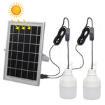 Lanterna Solar SNF-0092 com Luz Branca, Lâmpada para Iluminação Exterior IP44 à Prova de Água, Sistema de Iluminação Dividido Um para Dois, Lâmpada de Jardim, 5m, 10m