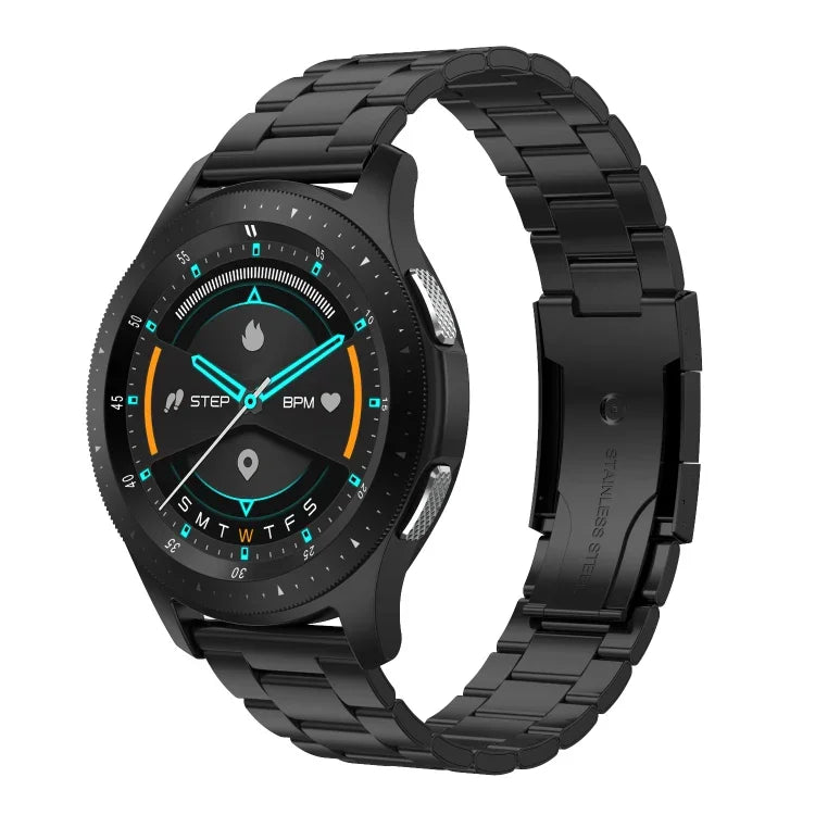 Pulseira Inteligente W68 com Ecrã Tátil de 1,54 polegadas, IP67 à Prova de Água, Suporta Monitorização de Oxigénio no Sangue / Chamadas Bluetooth / Monitorização da Frequência Cardíaca, Estilo: Correia de Aço
