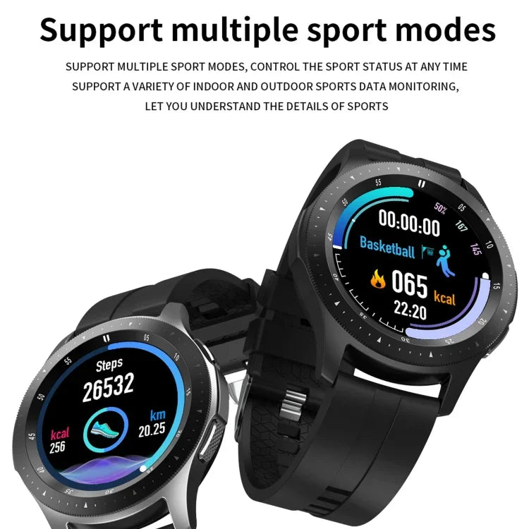 Pulseira Inteligente W68 com Ecrã Tátil de 1,54 polegadas, IP67 à Prova de Água, Suporta Monitorização de Oxigénio no Sangue / Chamadas Bluetooth / Monitorização da Frequência Cardíaca, Estilo: Correia de Aço