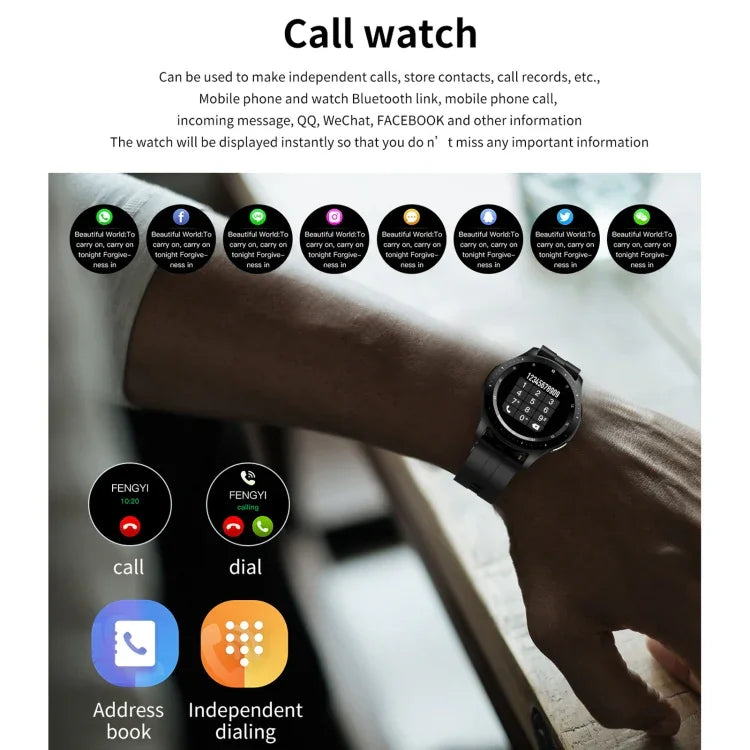 Pulseira Inteligente W68 com Ecrã Tátil de 1,54 polegadas, IP67 à Prova de Água, Suporta Monitorização de Oxigénio no Sangue / Chamadas Bluetooth / Monitorização da Frequência Cardíaca, Estilo: Correia de Aço