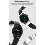 Pulseira Inteligente W68 com Ecrã Tátil de 1,54 polegadas, IP67 à Prova de Água, Suporta Monitorização de Oxigénio no Sangue / Chamadas Bluetooth / Monitorização da Frequência Cardíaca, Estilo: Correia de Aço