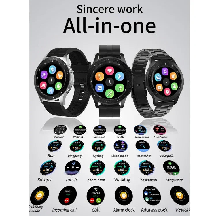 Pulseira Inteligente W68 com Ecrã Tátil de 1,54 polegadas, IP67 à Prova de Água, Suporta Monitorização de Oxigénio no Sangue / Chamadas Bluetooth / Monitorização da Frequência Cardíaca, Estilo: Correia de Aço