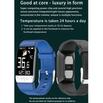 Pulseira Inteligente T1S com Ecrã de 1,14 polegadas, IP67 à Prova de Água, Suporta Monitorização de Oxigénio no Sangue / Monitorização da Temperatura Corporal / Monitorização da Frequência Cardíaca