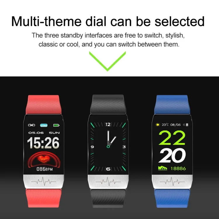 Pulseira Inteligente T1S com Ecrã de 1,14 polegadas, IP67 à Prova de Água, Suporta Monitorização de Oxigénio no Sangue / Monitorização da Temperatura Corporal / Monitorização da Frequência Cardíaca