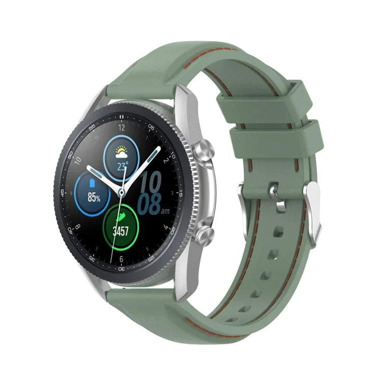 Pulseira de substituição em silicone 20mm para Samsung Galaxy Watch 3 41mm / Active2 / Active / Gear Sport, para Samsung Galaxy Watch 3 41mm
