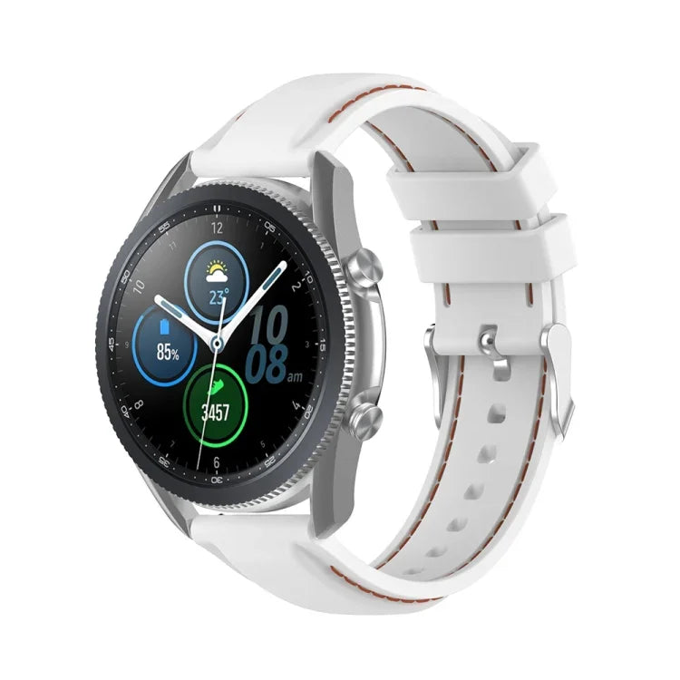 Pulseira de substituição em silicone 22mm, para Samsung Galaxy Watch 3 45mm / Gear S3